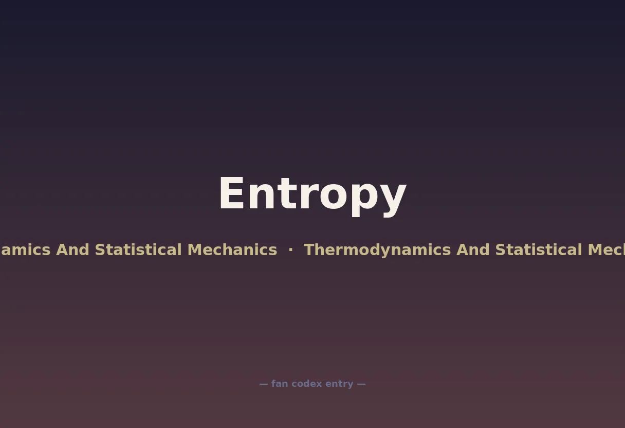 Entropy