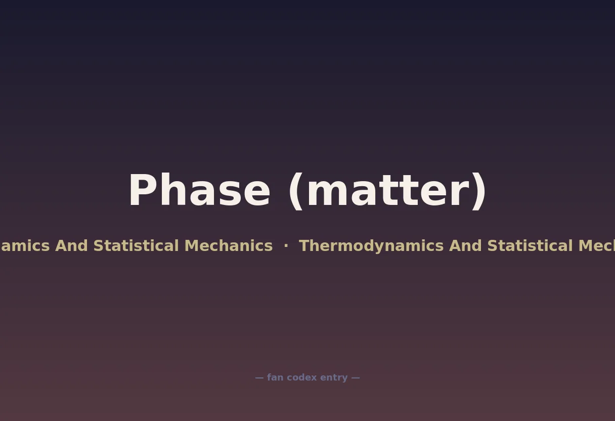 Phase (matter)