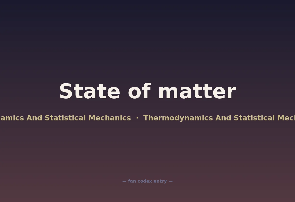 State of matter